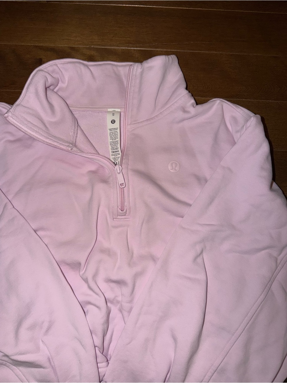 Lululemon Pink Half-Zip Pullover Sweater